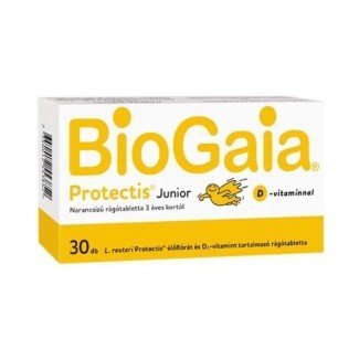 Biogaia protectis junior rágótabletta d-vitaminnal narancs ízű 30db
