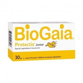 Biogaia protectis junior rágótabletta eper ízű 30db