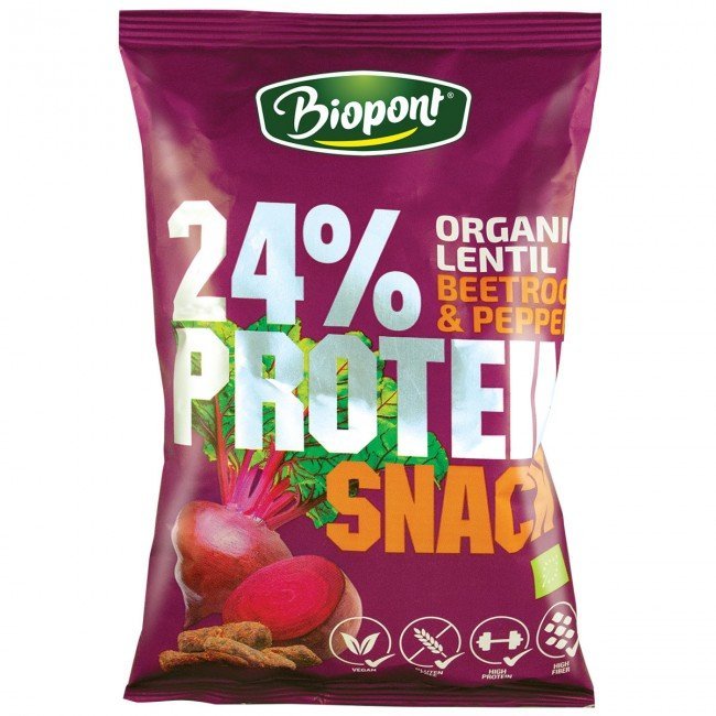 Biopont bio gluténmentes céklás-borsos snack 50g