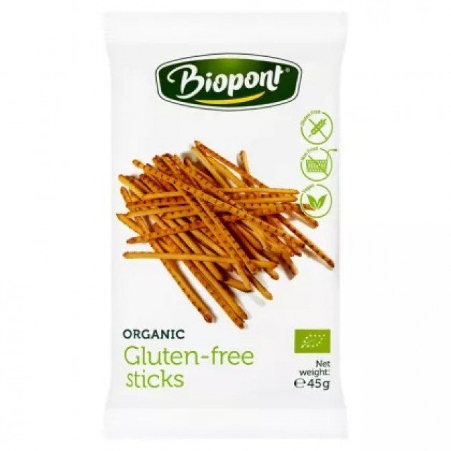 Biopont bio gluténmentes sóspálcika smoky 45g