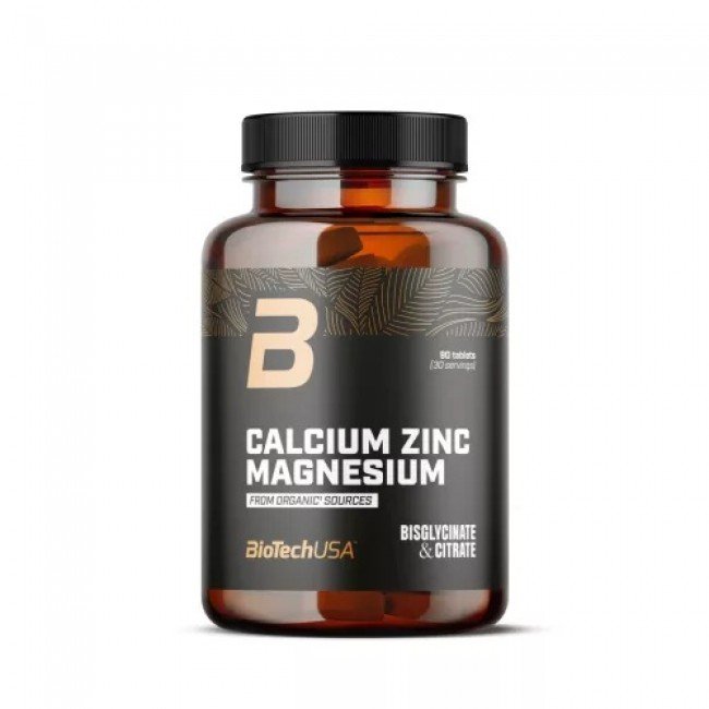 Biotech calcium zinc magnesium from organic sources tabletta 90db