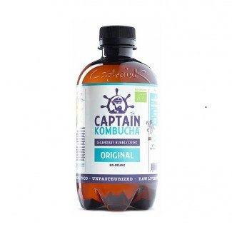 Captain bio kombucha élőflórás ital original 400ml
