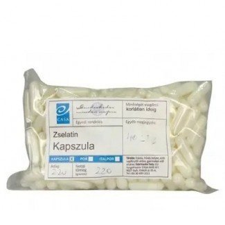 Casa zselatin üres kapszula 220db