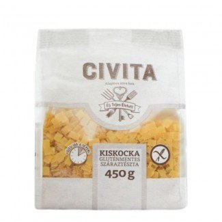 CIVITA gluténmentes kukorica száraztészta kiskocka 450g