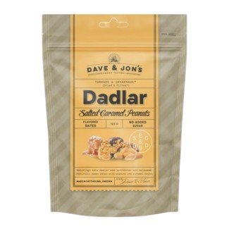 Dave & Jon`s mag nélküli ízesített datolya sós karamell ízben, 125g