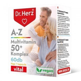 Dr.herz a-z 50+ multivitamin komplex kapszula 60db