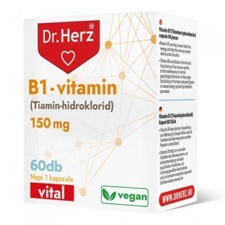 Dr.Herz b1-vitamin 150 mg kapszula 60db