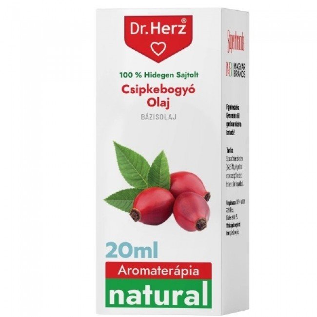 Dr.herz csipkebogyóolaj 100% hidegensajtolt 20ml