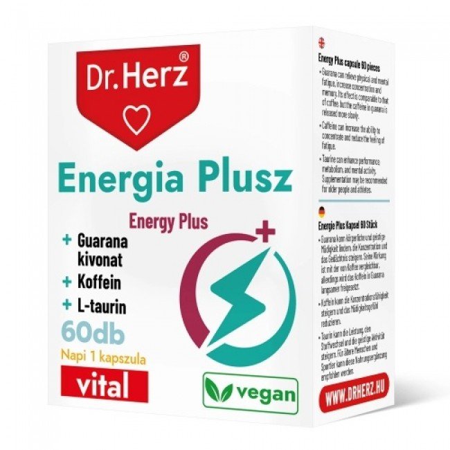 Dr.Herz energia plusz kapszula 60db
