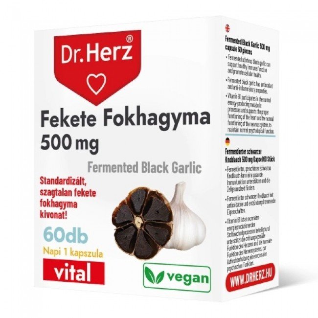 Dr.Herz fekete fokhagyma 500 mg kapszula 60db