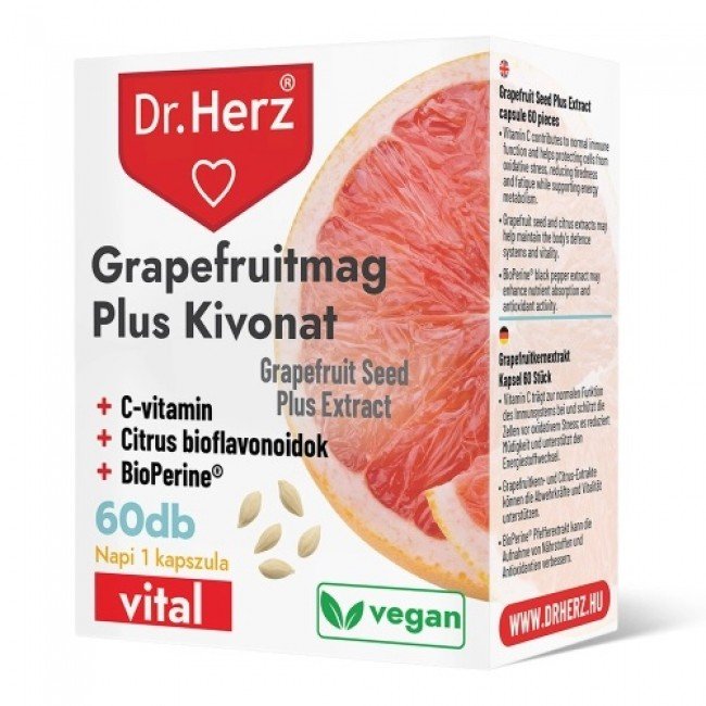 Dr.Herz grapefruitmag plus kivonat kapszula 60db