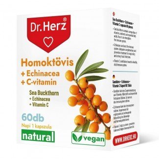 Dr.Herz homoktövis+echinacea+ c-vitamin 60db