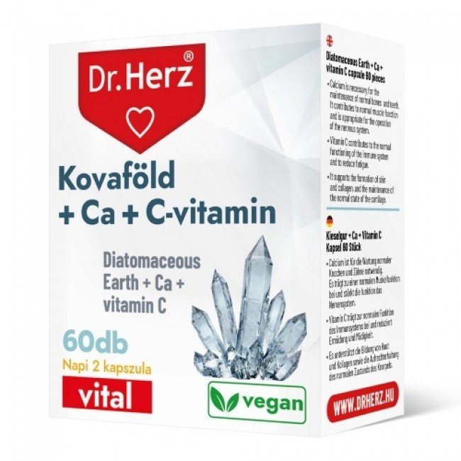 Dr.Herz kovaföld calcium c-vitamin 60db