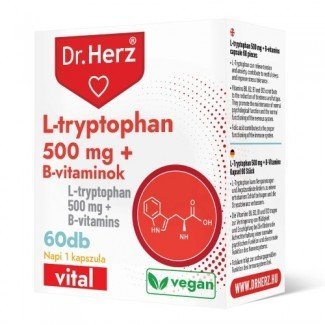 Dr.Herz l-tryptophan+b-vitamin kapszula 60db