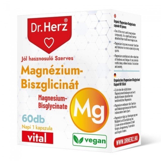 Dr.Herz magnézium-biszglicinát kapszula 60db