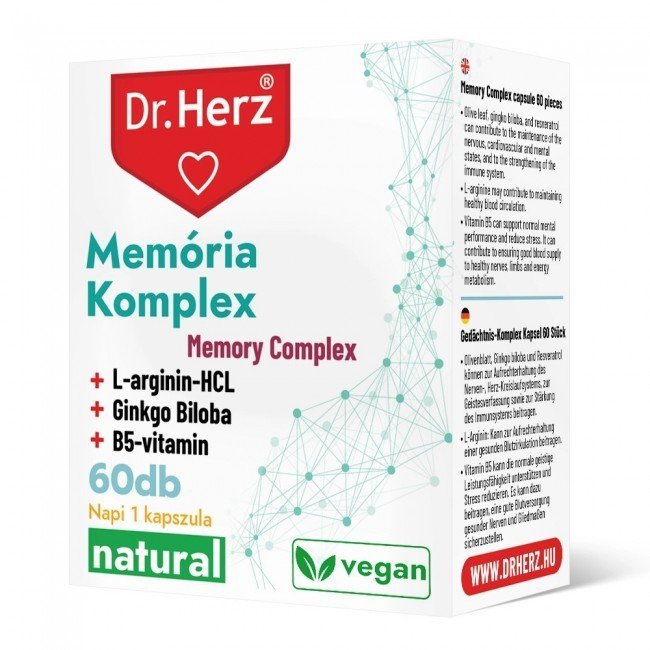 Dr.Herz memória komplex kapszula 60db