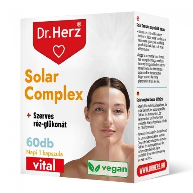 Dr.Herz solar complex barnító kapszula 60db