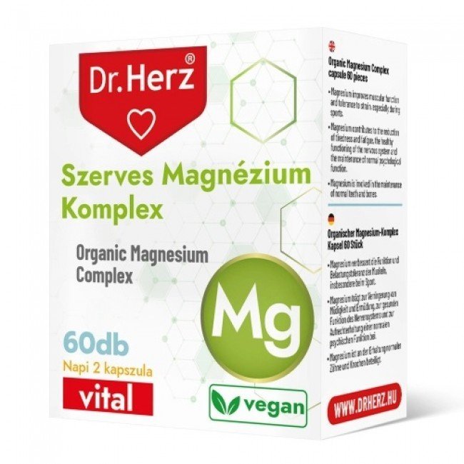 Dr.Herz szerves magnézium kapszula 60db