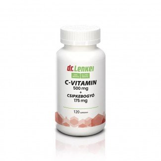 Dr.Lenkei C-vitamin 500 mg Csipkebogyóval kapszula 120db