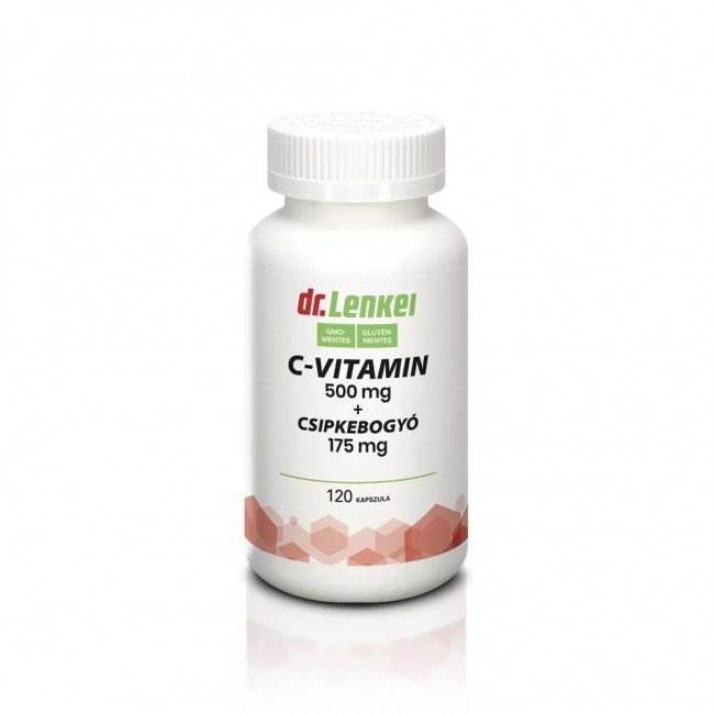 Dr.Lenkei C-vitamin 500 mg Csipkebogyóval kapszula 120db