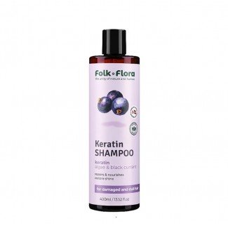 FOLK&FLORA Keratin Shampoo 400ml