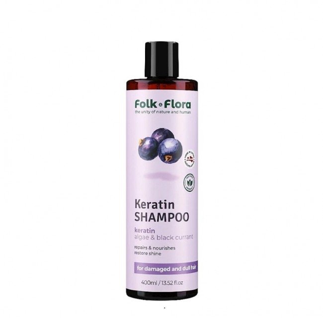 FOLK&FLORA Keratin Shampoo 400ml
