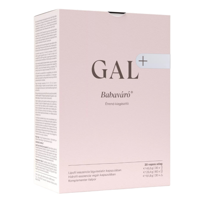 GAL+ Babaváró csomag 60+30+italpor 30 adag