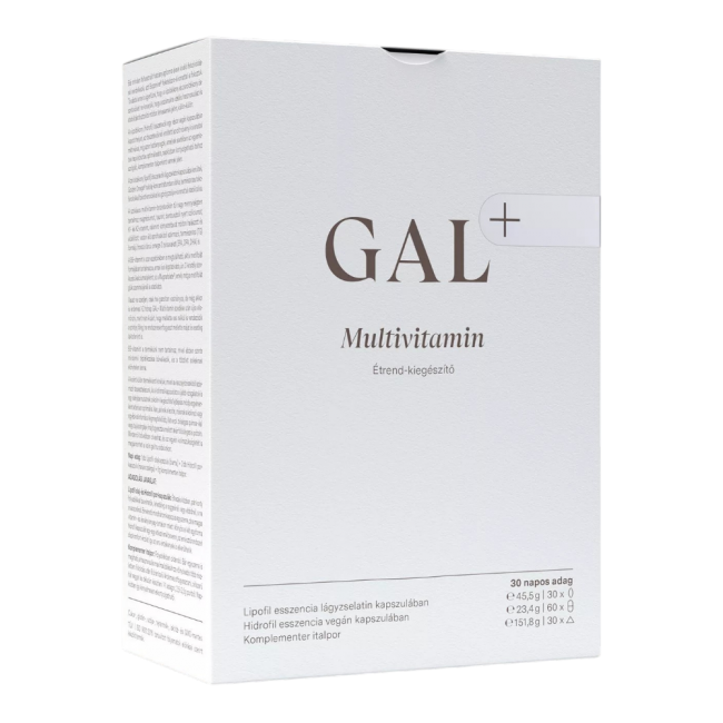 GAL+ Multivitamin csomag 60+30+italpor 30 adag GAL+ Multivitamin csomag 60+30+italpor 30 adag