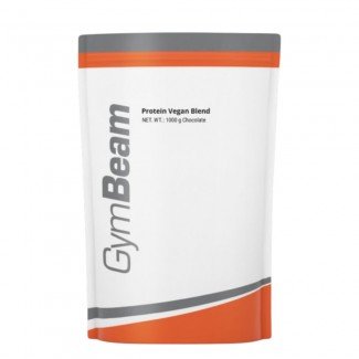 GymBeam Vegan Blend borsó-, rizs- és kenderfehérje ízesítetlen 1000g