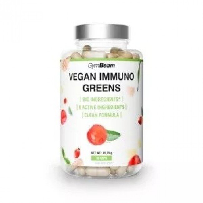 GymBeam Vegan Immuno Greens kapszula 90db