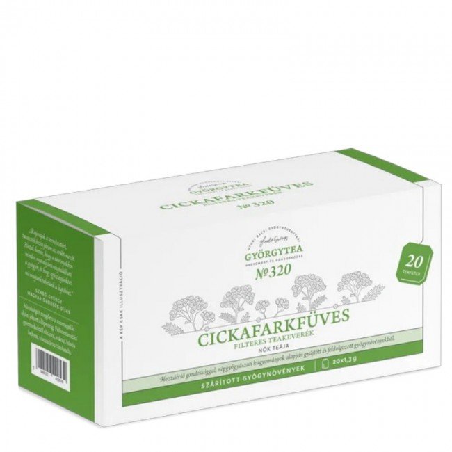 Györgytea cickafarkfüves filteres teakeverék 20x1,3g Györgytea cickafarkfüves filteres teakeverék 20x1,3g