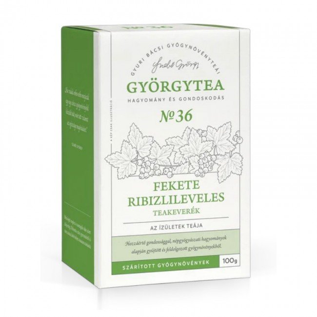Györgytea fekete ribizlileveles teakeverék 100g