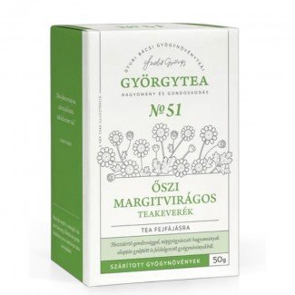 Györgytea őszi margitvirágos teakeverék 50g Györgytea őszi margitvirágos teakeverék 50g