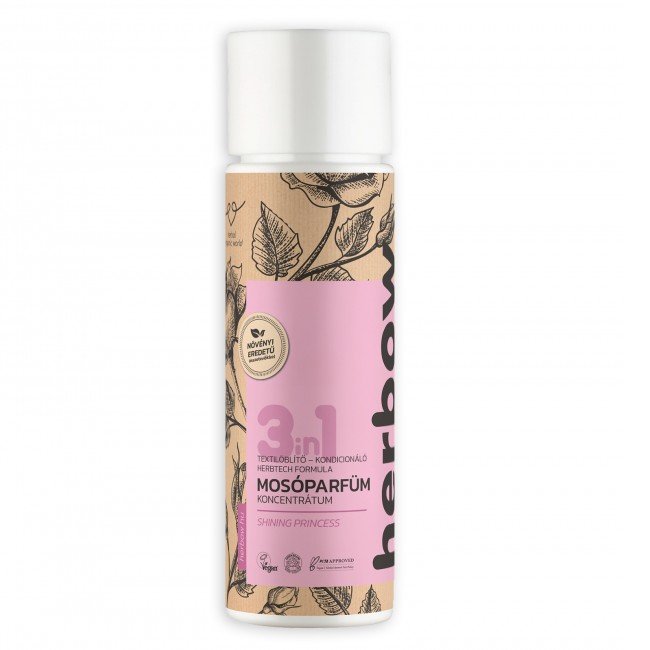 Herbow 3in1 mosóparfüm öblítő és kondicionáló koncentrátum tündöklő hercegnő 200ml Herbow 3in1 mosóparfüm öblítő és kondicionáló koncentrátum tündöklő hercegnő 200ml
