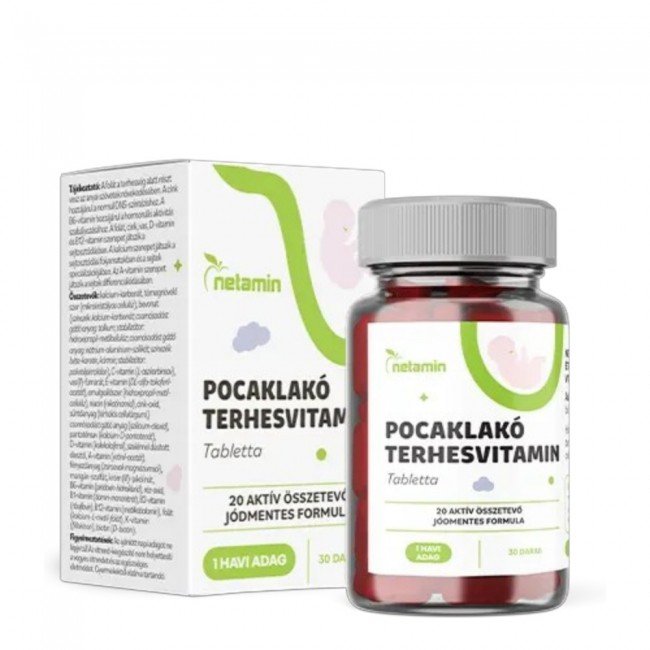 Netamin pocaklakó terhesvitamin tabletta 90db