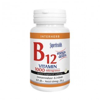 Interherb b12-vitamin 1000 mcg/tabletta 60db
