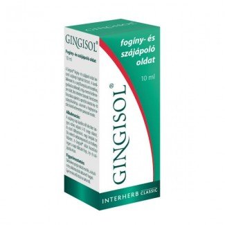 Interherb gingisol fogíny-és szájápoló oldat 10ml