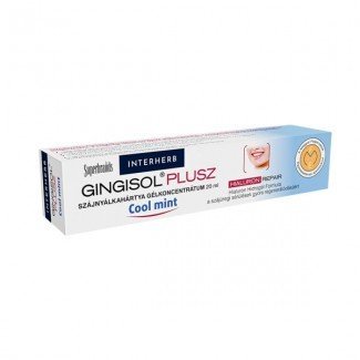 Interherb gingisol plusz szájnyálkahártya gél cool mint 20ml