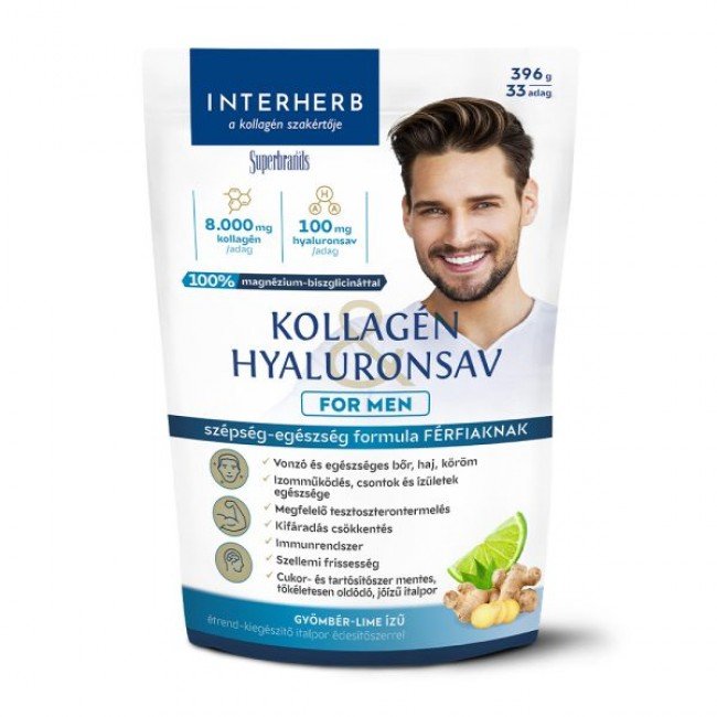 Interherb kollagen&hyaluron italp gyömb-lime 396g Interherb kollagen&hyaluron italp gyömb-lime 396g