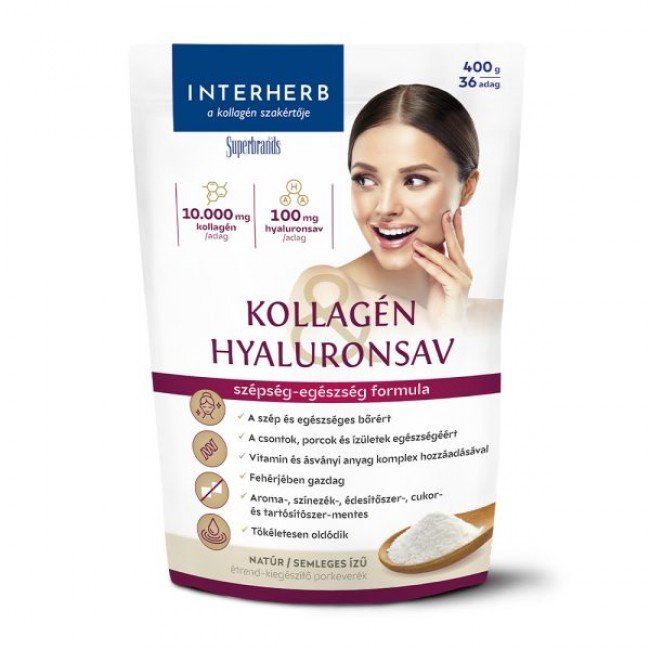 Interherb kollagen&hyaluron italp natúr 400g Interherb kollagen&hyaluron italp natúr 400g