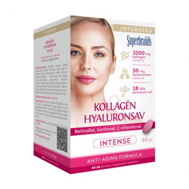 Interherb kollagén hyaluronsav intense 60db Interherb kollagén hyaluronsav intense 60db