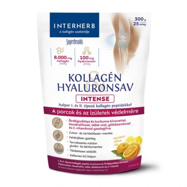 Interherb porcépítő italpor narancs 300g Interherb porcépítő italpor narancs 300g