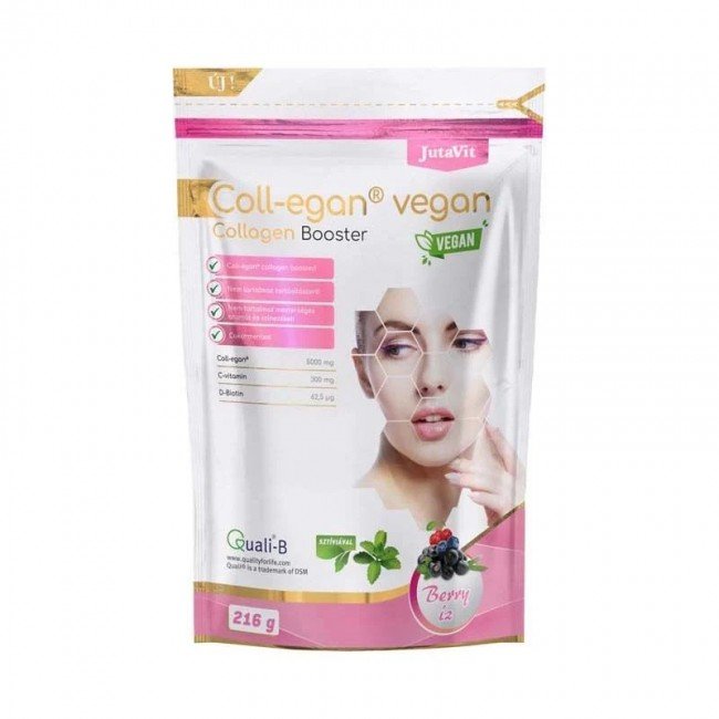 Jutavit coll-egan vegan collagen por berry ízű 216g