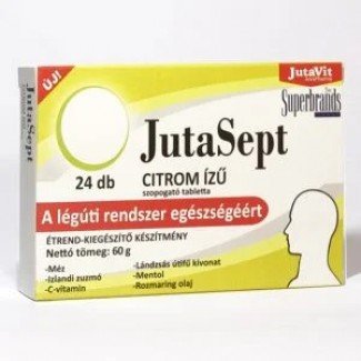 Jutavit Jutasept Szopogató Tabletta Citrom 24 db