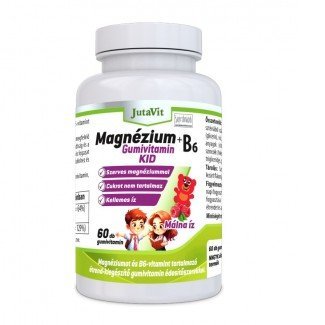 JutaVit Magnézium + B6 Gumivitamin KID gumivitamin - 60db