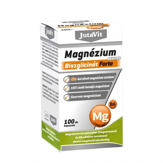 JutaVit Magnézium-biszglicinát Forte Reacted 100db