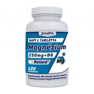 Jutavit magnézium retard+b6+d3 tabletta 120db