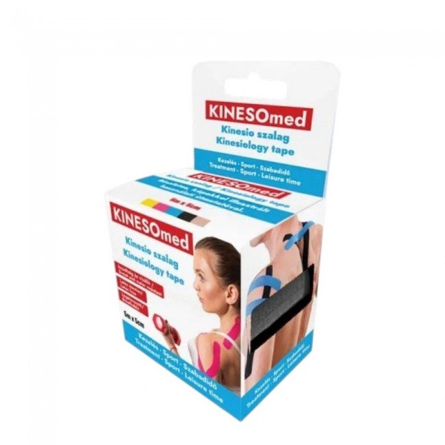 Kinesomed kinesio szalag 5 m x 5 cm fekete