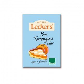 Leckers bio növényi tortabevonó színtelen 2x10g 20g