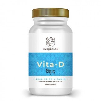 Myrobalan Vita-D D3 vitamin+K1+K2+Shilajit 60 db